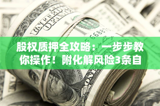 武汉股权质押全攻略：一步步教你操作！附化解风险3条自救法则