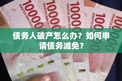 武汉债务人破产怎么办？如何申请债务减免？