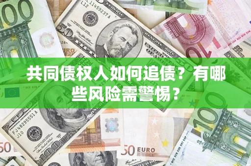 武汉共同债权人如何追债？有哪些风险需警惕？