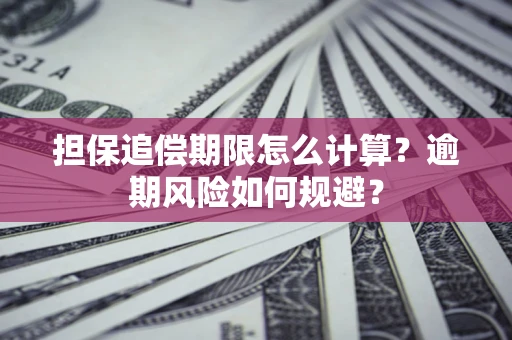 武汉担保追偿期限怎么计算？逾期风险如何规避？