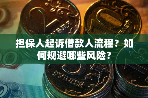 武汉担保人起诉借款人流程？如何规避哪些风险？