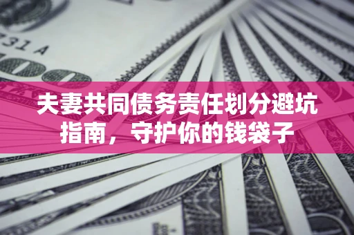 武汉夫妻共同债务责任划分避坑指南，守护你的钱袋子