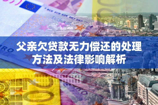武汉父亲欠贷款无力偿还的处理方法及法律影响解析