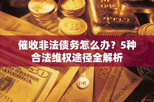 武汉催收非法债务怎么办？5种合法维权途径全解析